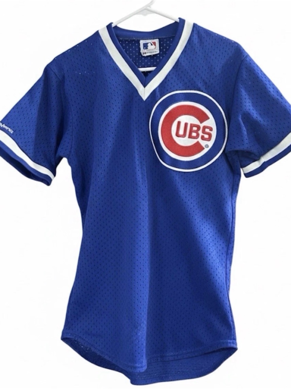 Majestic Chicago Cubs MLB Mesh Batting Practice Jersey Blue #6 Size M Vintage
